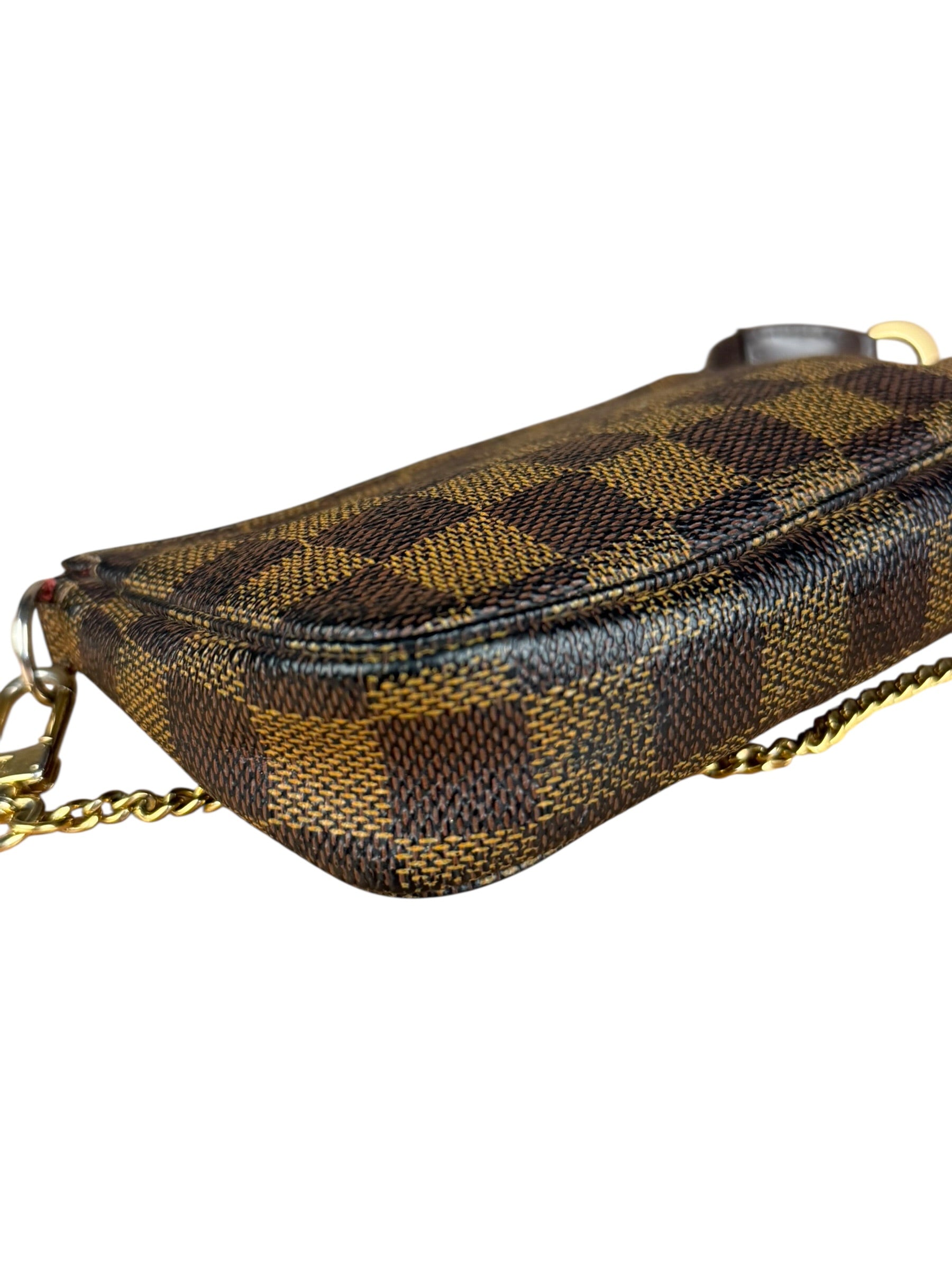 Louis Vuitton Damier Ebene Mini Chain Pochette