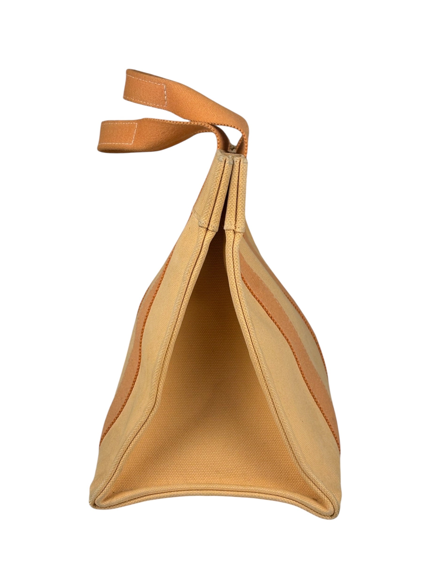 Hermes Light Beige/Orange Bora Bora Tote Bag PM