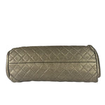 Chanel Metallic Gold Quilted Caviar Just Mademoiselle Bowling Bag 2010