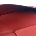Cartier Vintage Burgundy Leather Bordeaux Bi-Fold Long Wallet