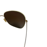 Oliver Peoples Gold-Tone Aviator Sunglasses