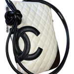 Chanel Vintage Leather Cambon Ligne Crossbody/Shoulder Bag-2008