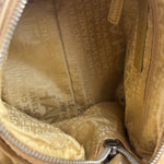 Chanel Warm Beige Leather LAX Accordion Shoulder Bag 2003