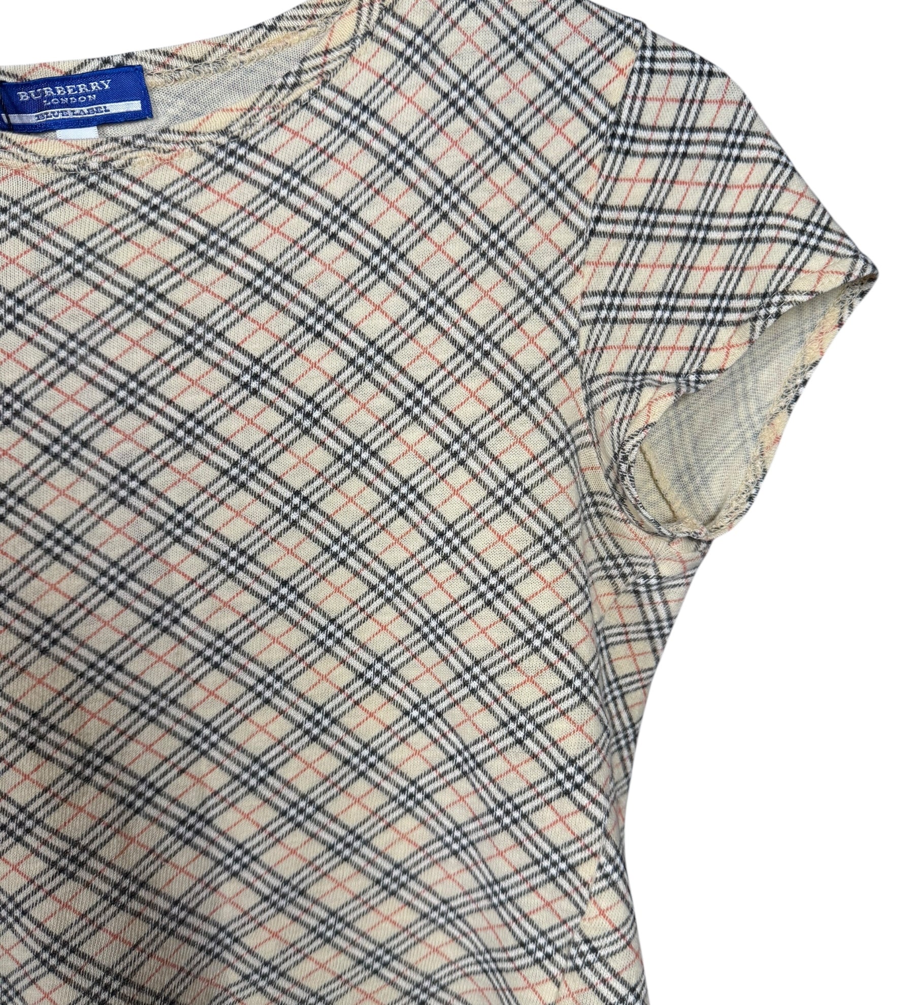 Burberry Check Short Sleeve Baby Tee