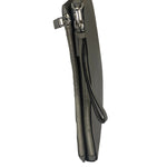 Prada Grey Saffiano Leather Pouch