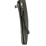 Prada Grey Saffiano Leather Pouch