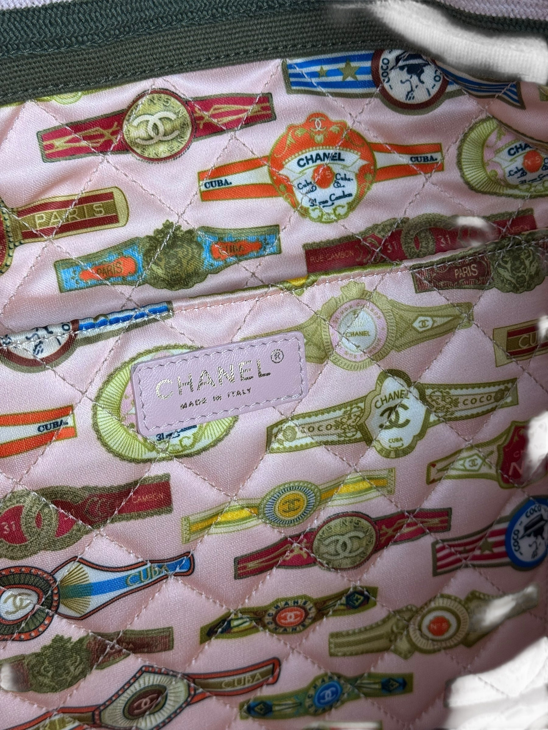 Chanel Coco Cuba Canvas Tote 2017