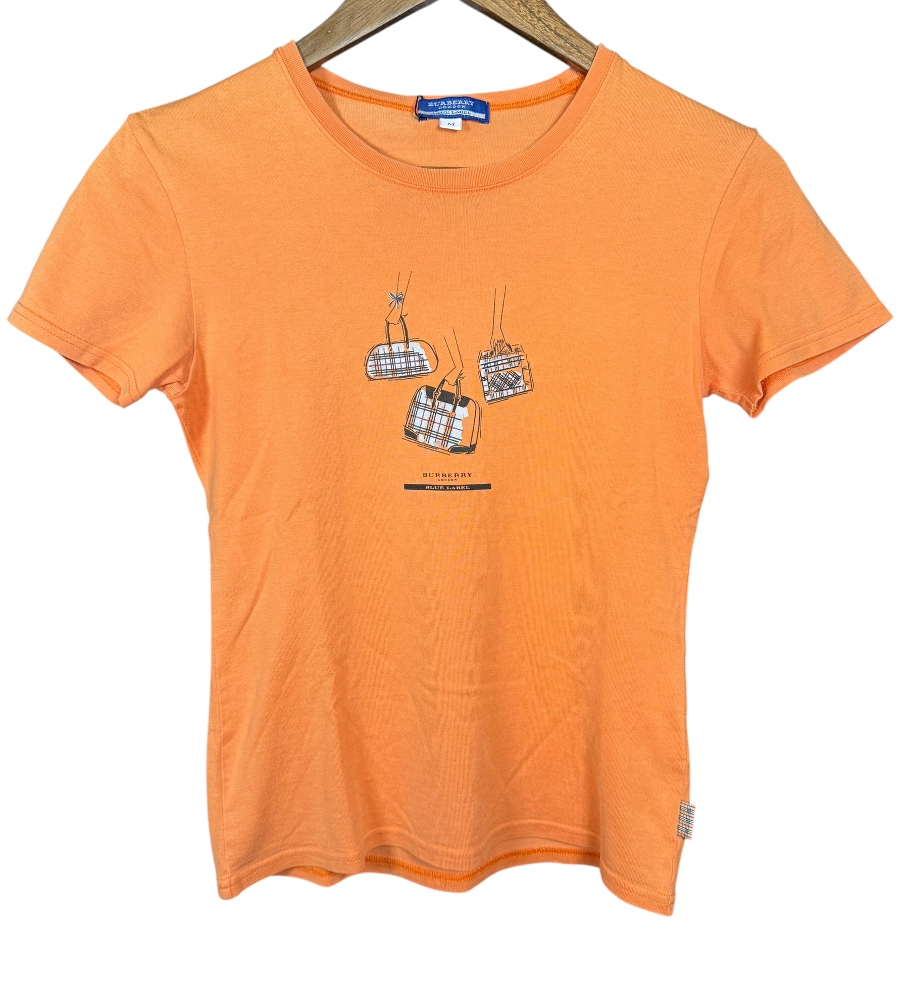 Burberry Blue Label Graphic Short Sleeve Top