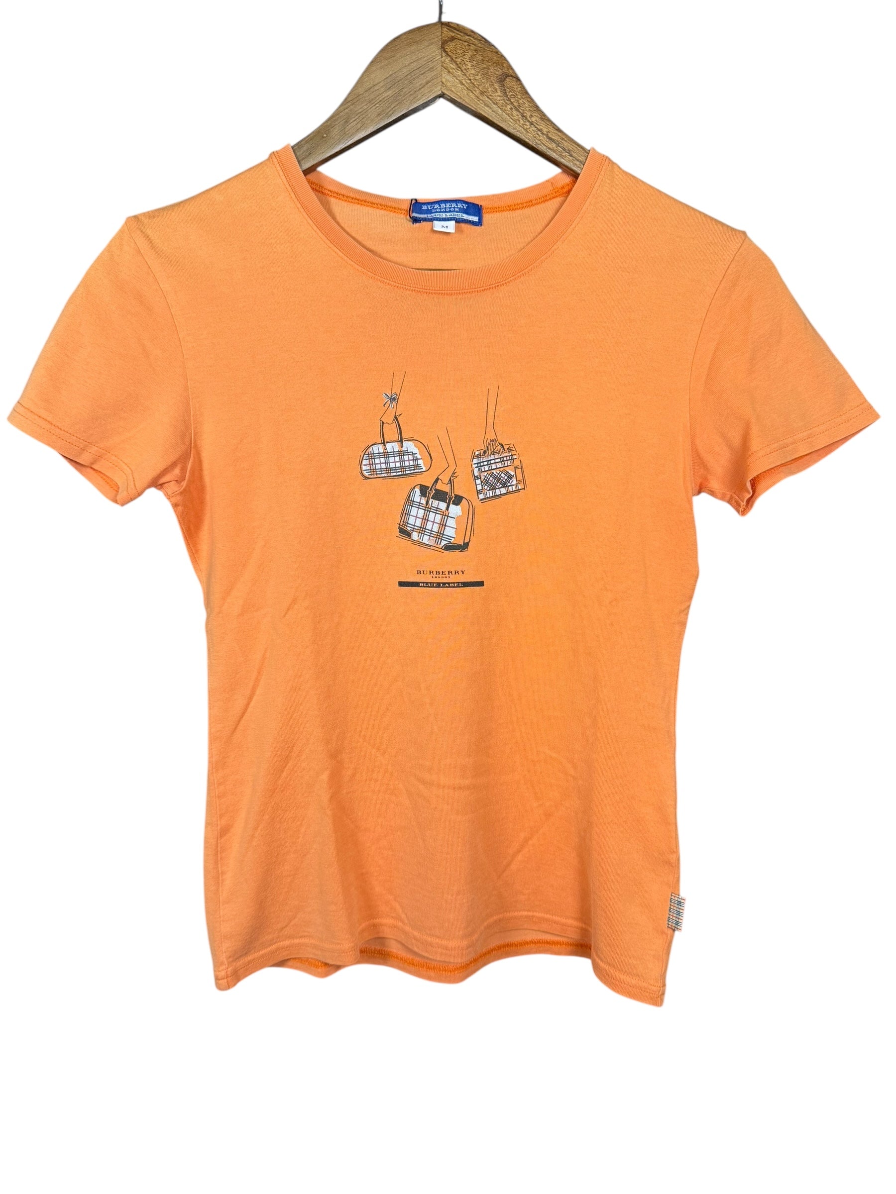 Burberry Blue Label Graphic Short Sleeve Top