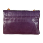 Chanel Purple Lambskin Ball Button Flap 2001
