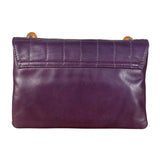 Chanel Purple Lambskin Ball Button Flap 2001
