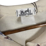 Hermes Silk Patterned Button-Up Polo Shirt