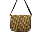 Christian Dior Vintage Brown Trotter Shoulder Bag