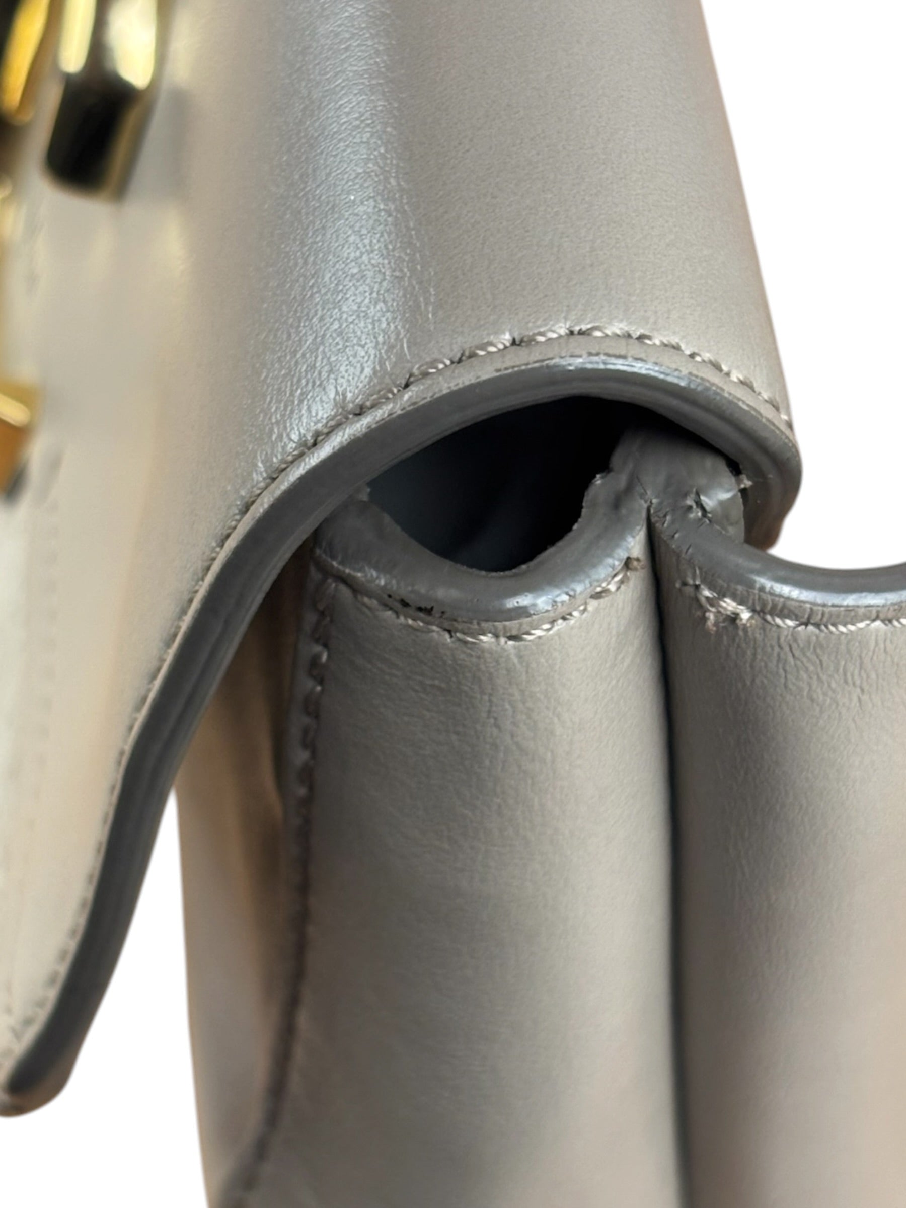 Chloe Beige Leather C Logo Waist Bag
