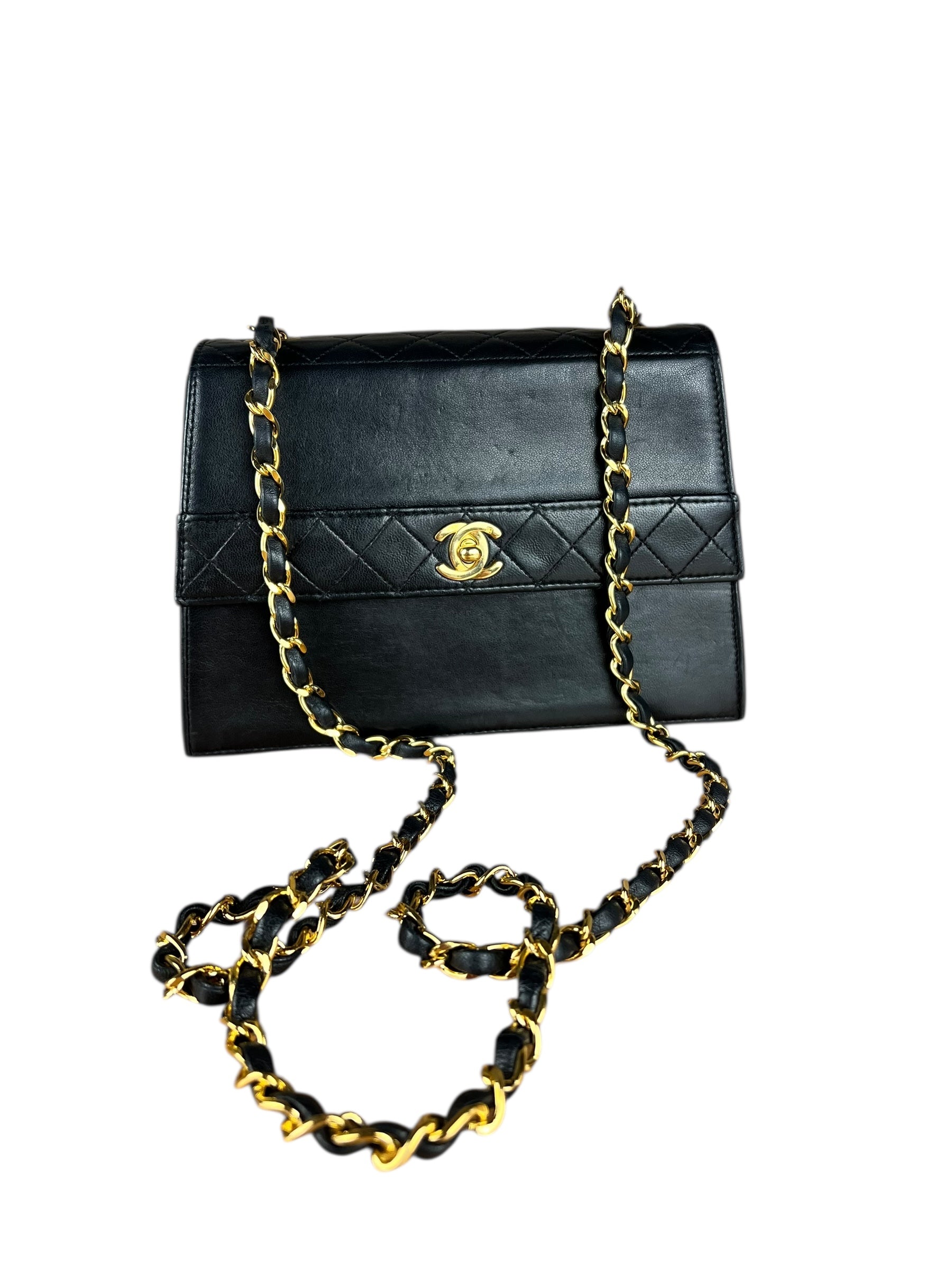 Chanel Neo Executive Black Lambskin 1990