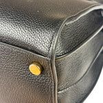 Yves Saint Laurent Black Grained Leather Sac De Jour Two-Way Bag