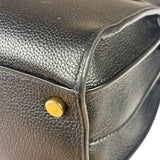 Yves Saint Laurent Black Grained Leather Sac De Jour Two-Way Bag