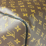 Louis Vuitton Black/Brown Monogram Keepall 55