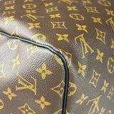 Louis Vuitton Black/Brown Monogram Keepall 55