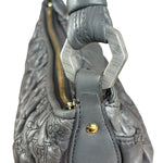 Louis Vuitton Limited Edition Grey Leather Monogram Olympe Nimbus Hobo Bag