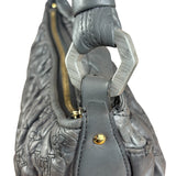 Louis Vuitton Limited Edition Grey Leather Monogram Olympe Nimbus Hobo Bag