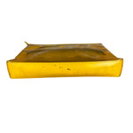 Burberry Yellow Vinyl Check Cosmetic Pouch
