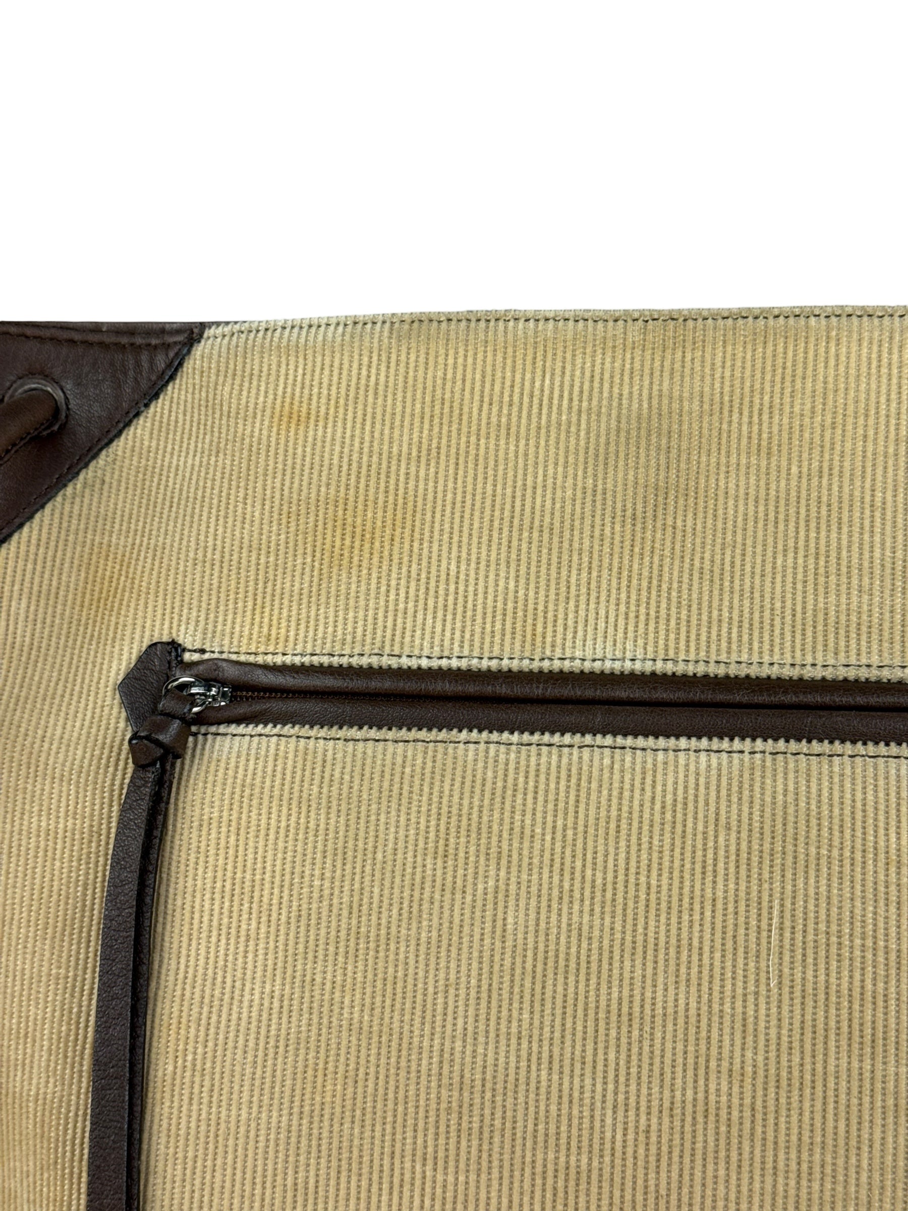 Burberry Blue Label Corduroy Leather Crossbody