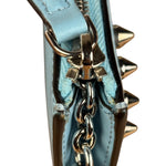 Fendi Monsters Blue Leather Key Wallet
