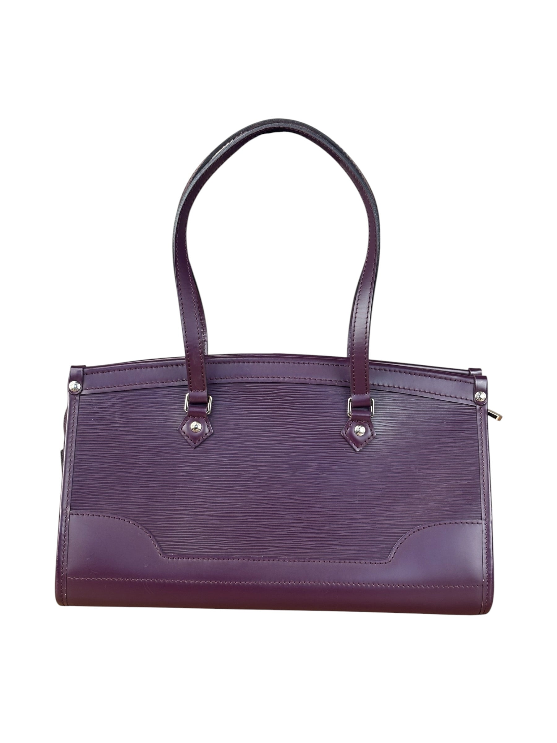 Louis Vuitton Purple Madeleine Epi Leather HandBag