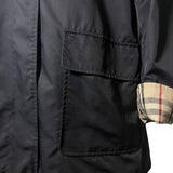 Burberry Black Button Up Coat