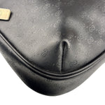 Gucci Vintage Micro GG Black Leather Shoulder Bag