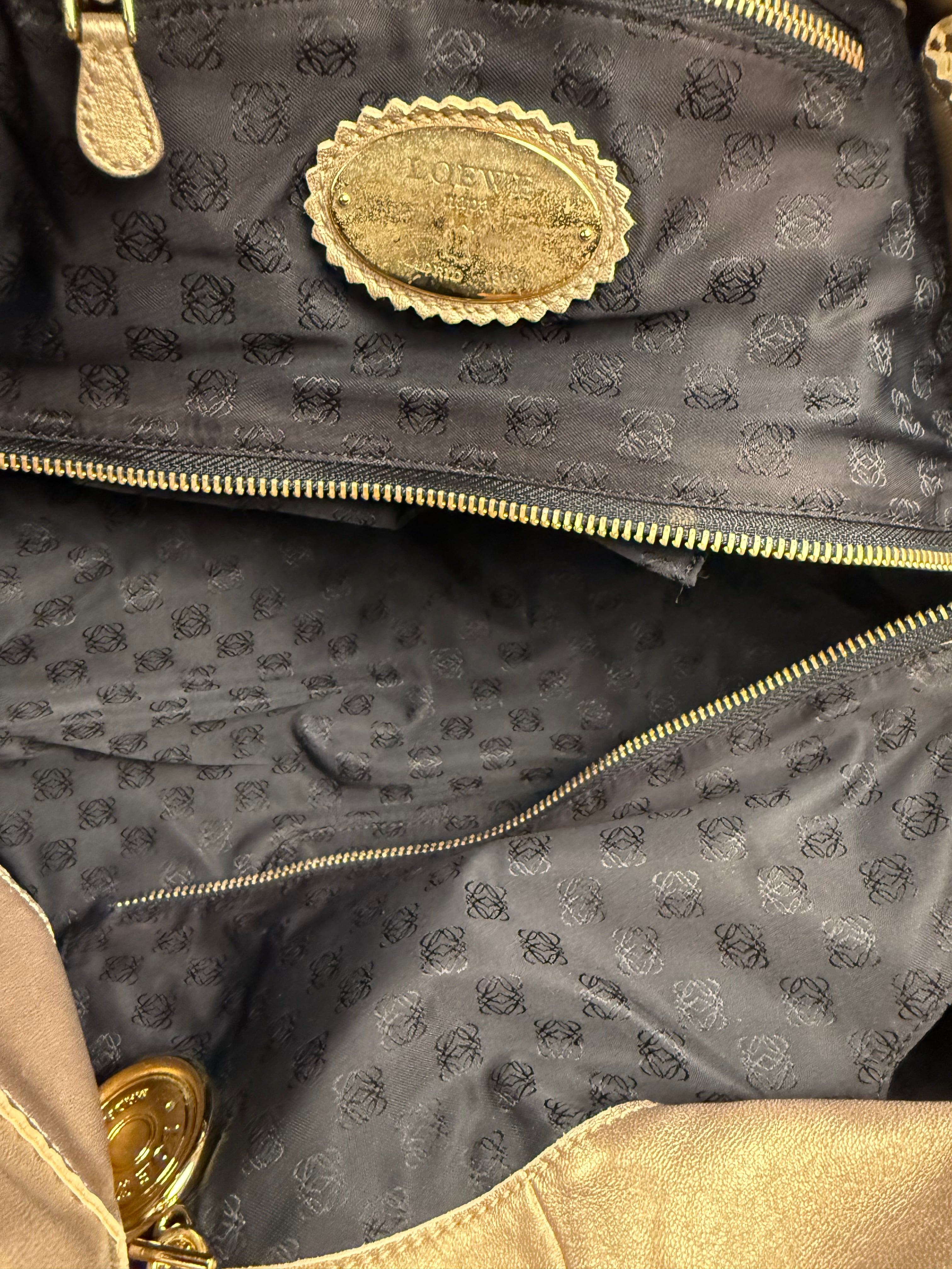 Loewe Metallic Nappa Aire Handbag