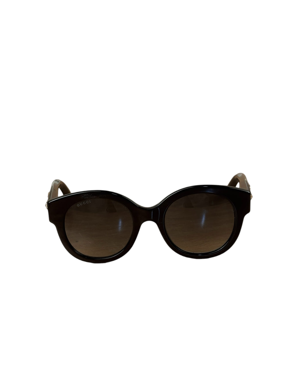 Gucci Black GG0207S Round-Frame Sunglasses