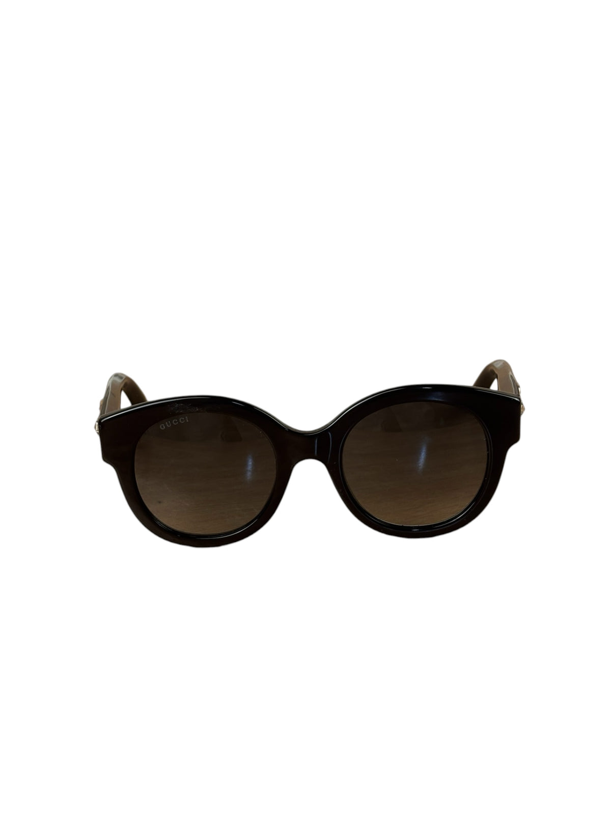 Gucci Black GG0207S Round-Frame Sunglasses