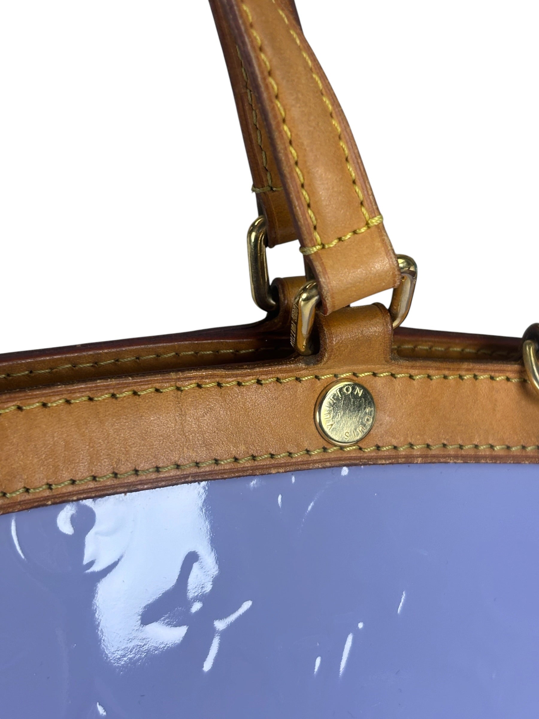 Louis Vuitton Purple Vernis Brea Two-Way Bag