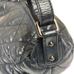 Chanel Black Quilted Lambskin Cloudy Bundle Hobo 2005