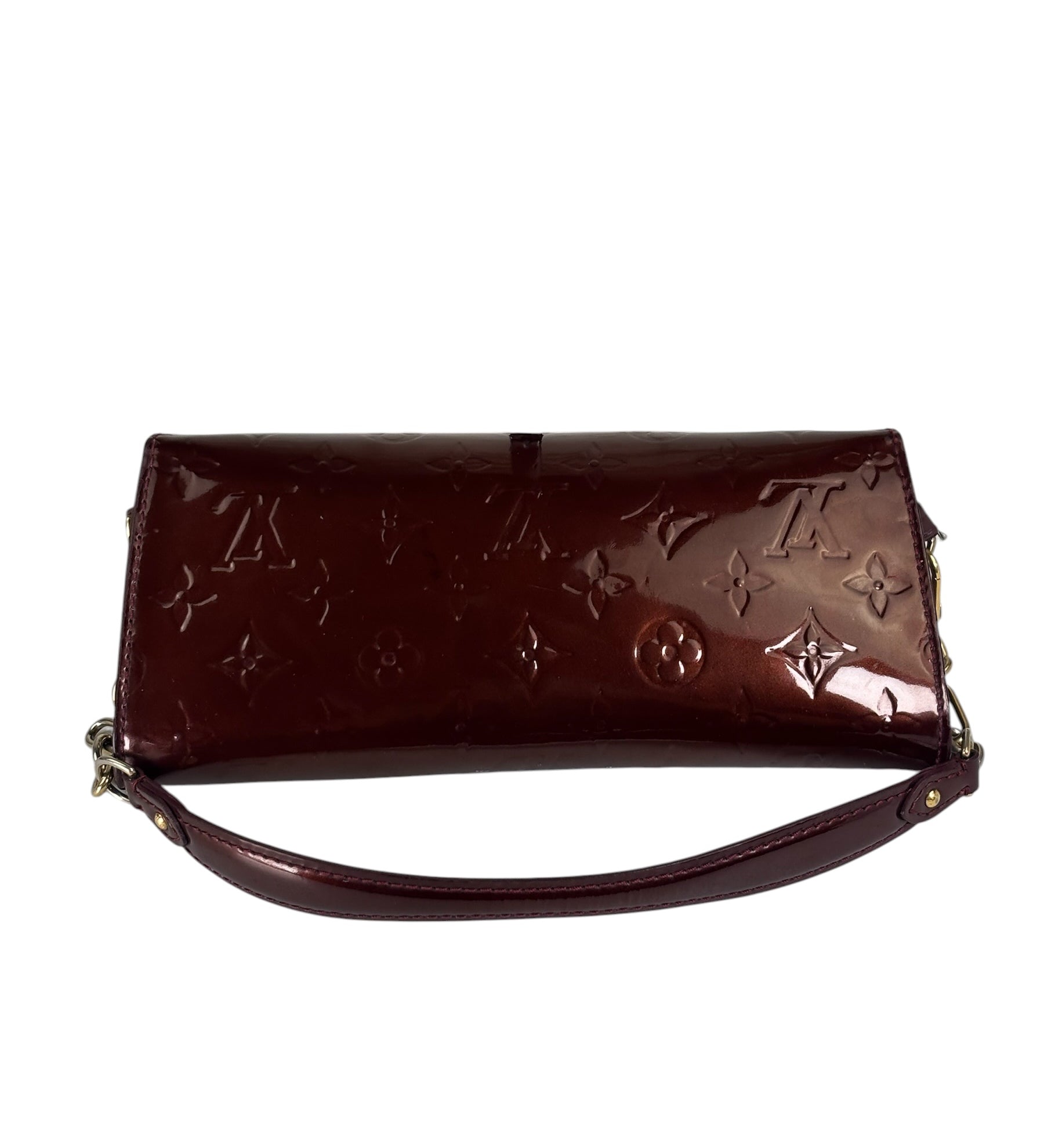 Louis Vuitton Burgundy Monogram Vernis Sunset Boulevard Shoulder Bag