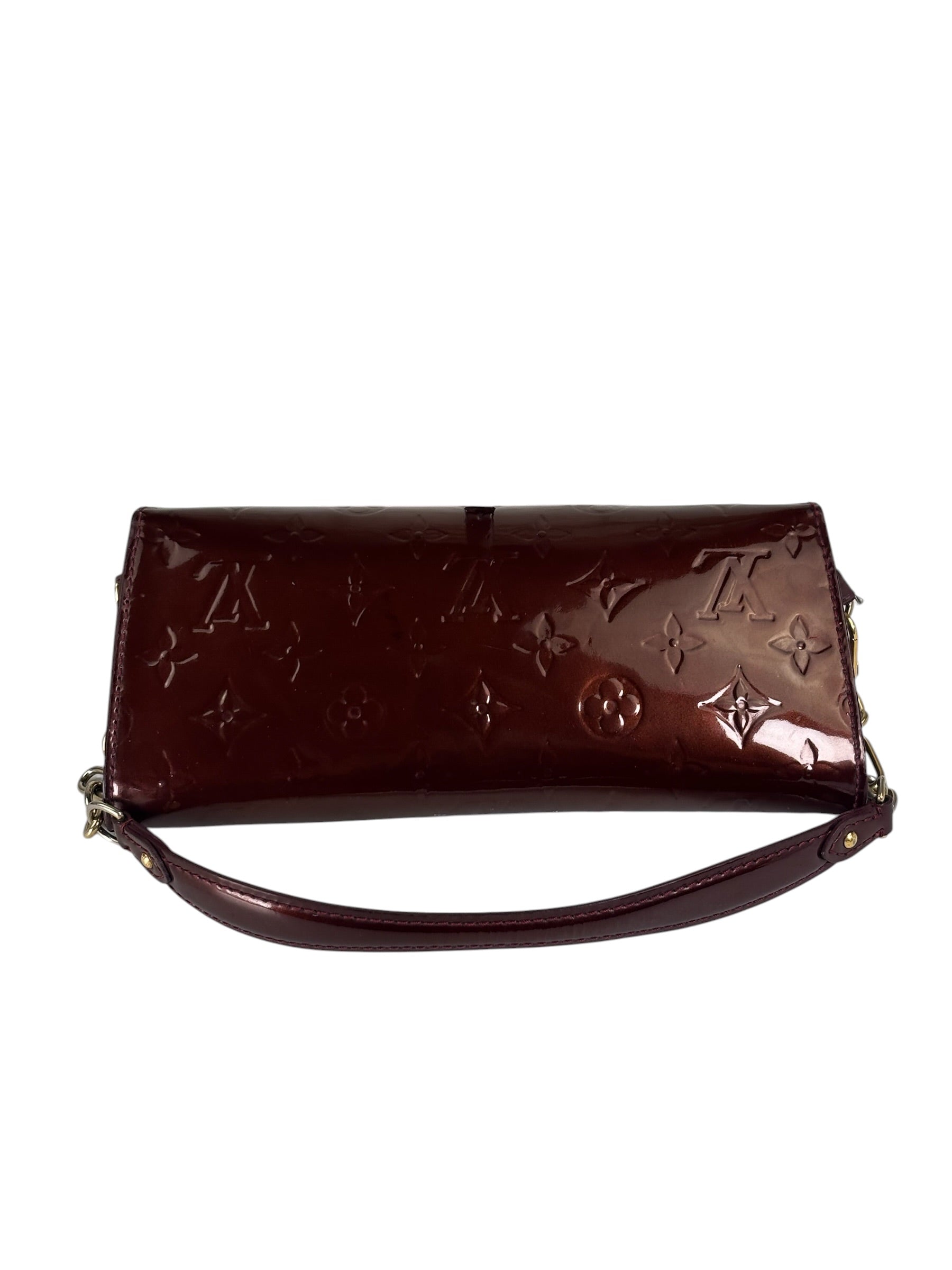 Louis Vuitton Burgundy Monogram Vernis Sunset Boulevard Shoulder Bag