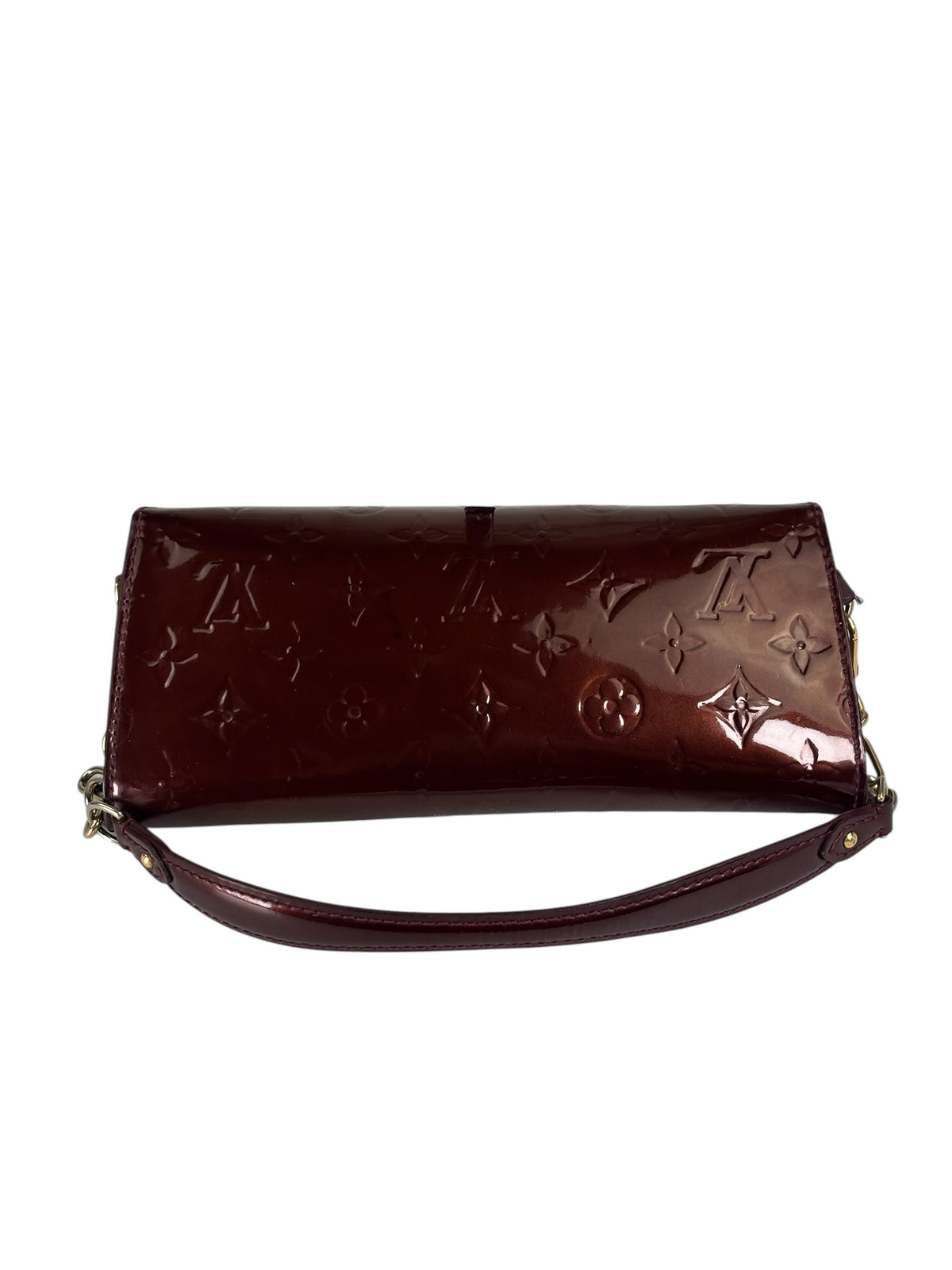 Louis Vuitton Burgundy Monogram Vernis Sunset Boulevard Shoulder Bag