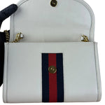 Gucci White Raja Mini Chain Shoulder Bag