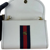 Gucci White Raja Mini Chain Shoulder Bag