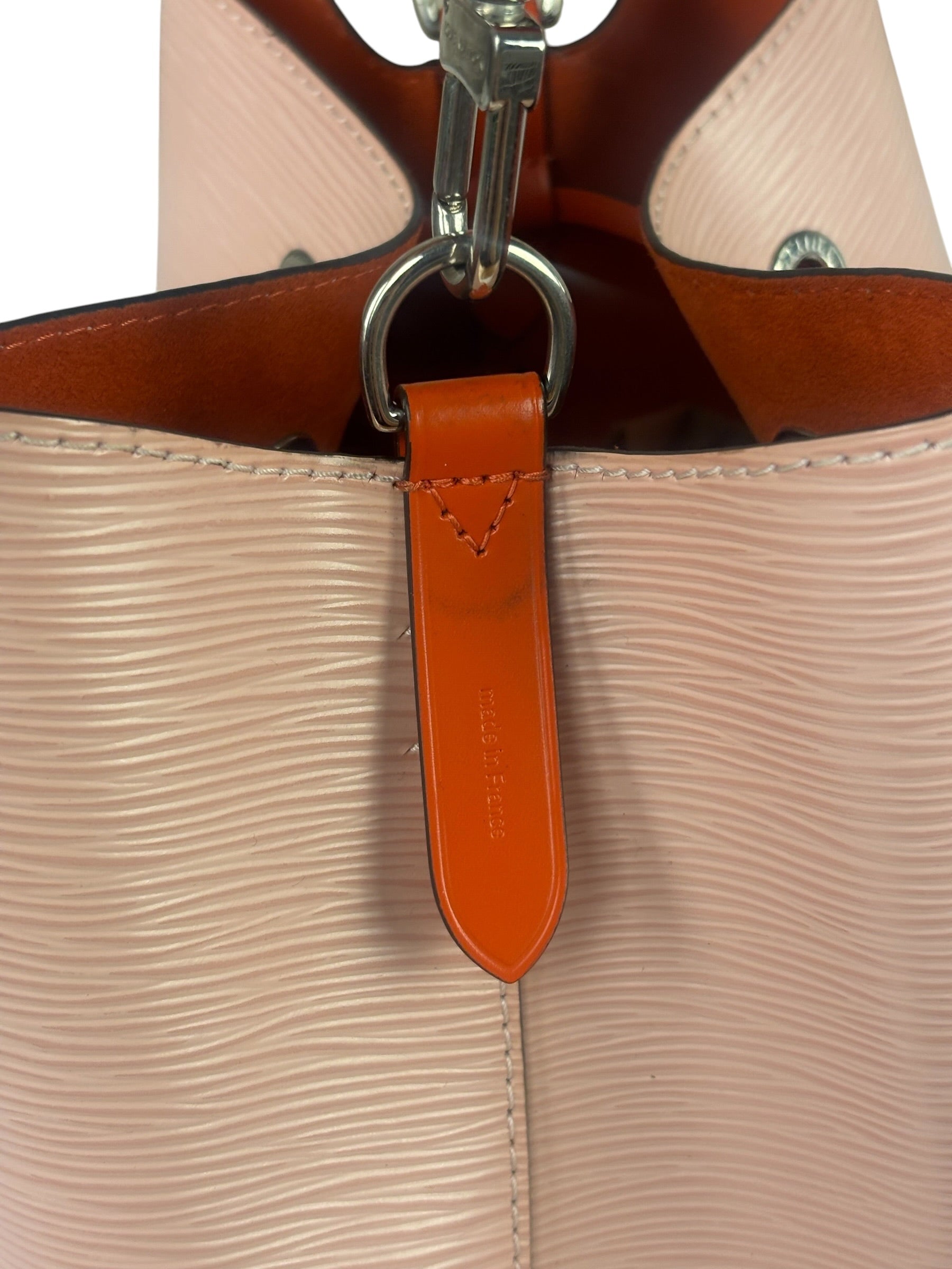 Louis Vuitton Pink/Orange Epi Leather NeoNoe Bucket Bag