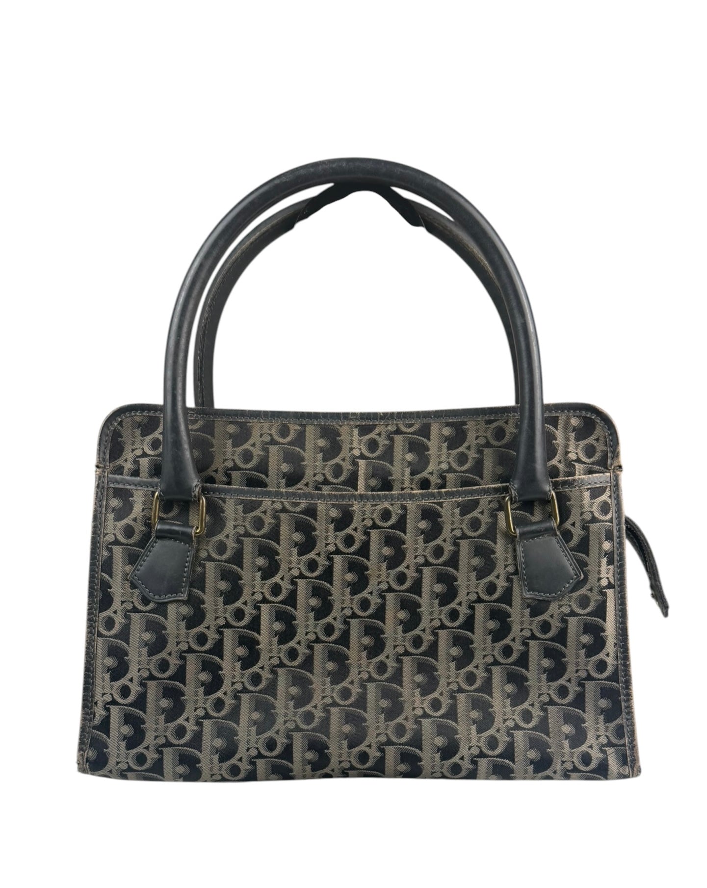 Christian Dior Black/Grey Trotter Handbag