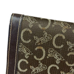 Celine Vintage Canvas Snap Trifold Wallet