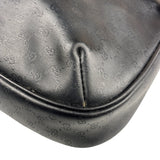 Gucci Vintage Micro GG Black Leather Shoulder Bag