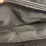 Gucci Vintage Black Leather Shoulder Tote