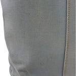 Hermes Light Blue Canvas Leather Trim Cabag Elan Tote
