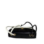 Chanel Black/White Leather Shoulder/Tote Bag 2017