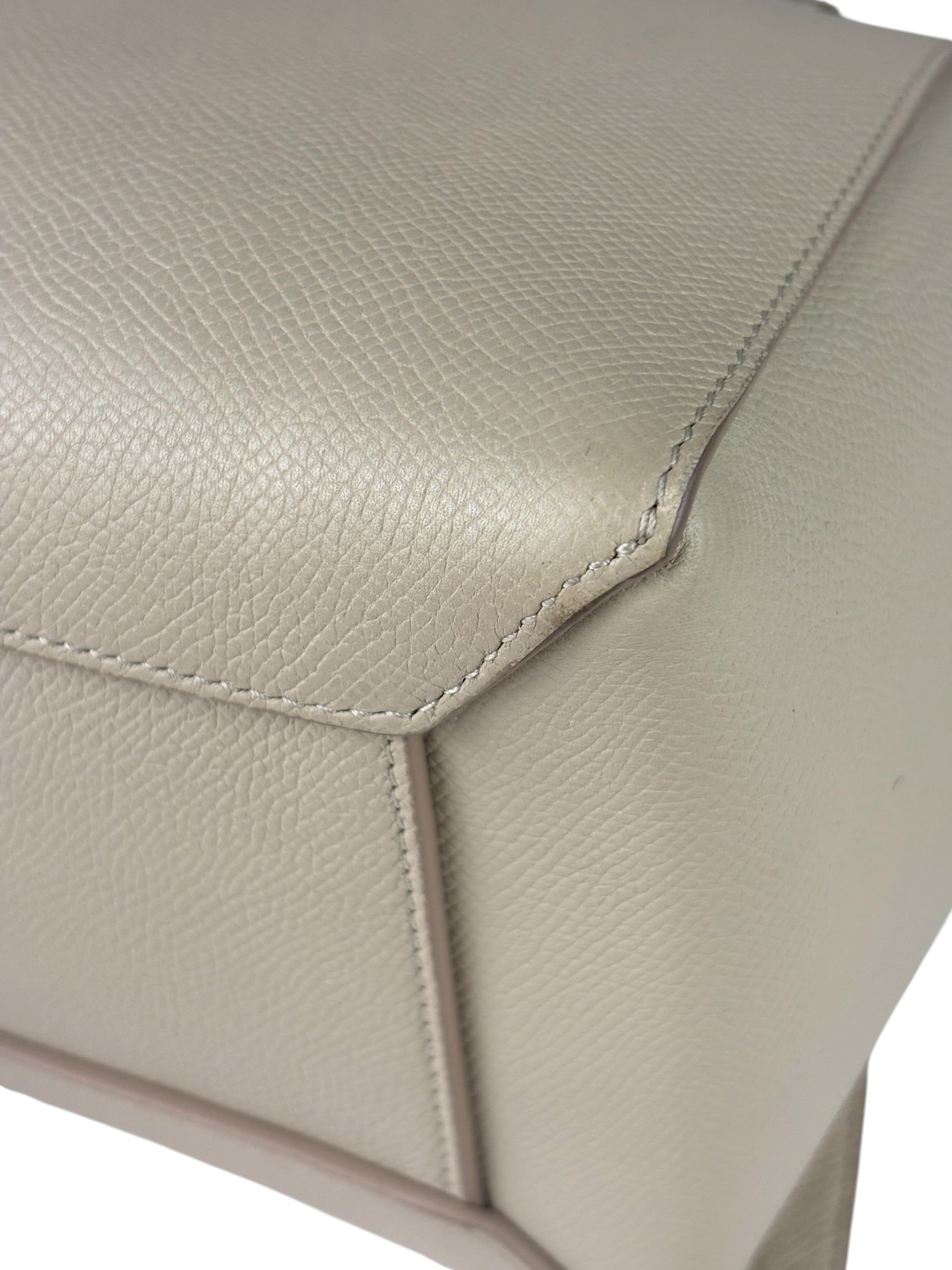 Celine Cream Calfskin Belt Nano Two-Way Bag