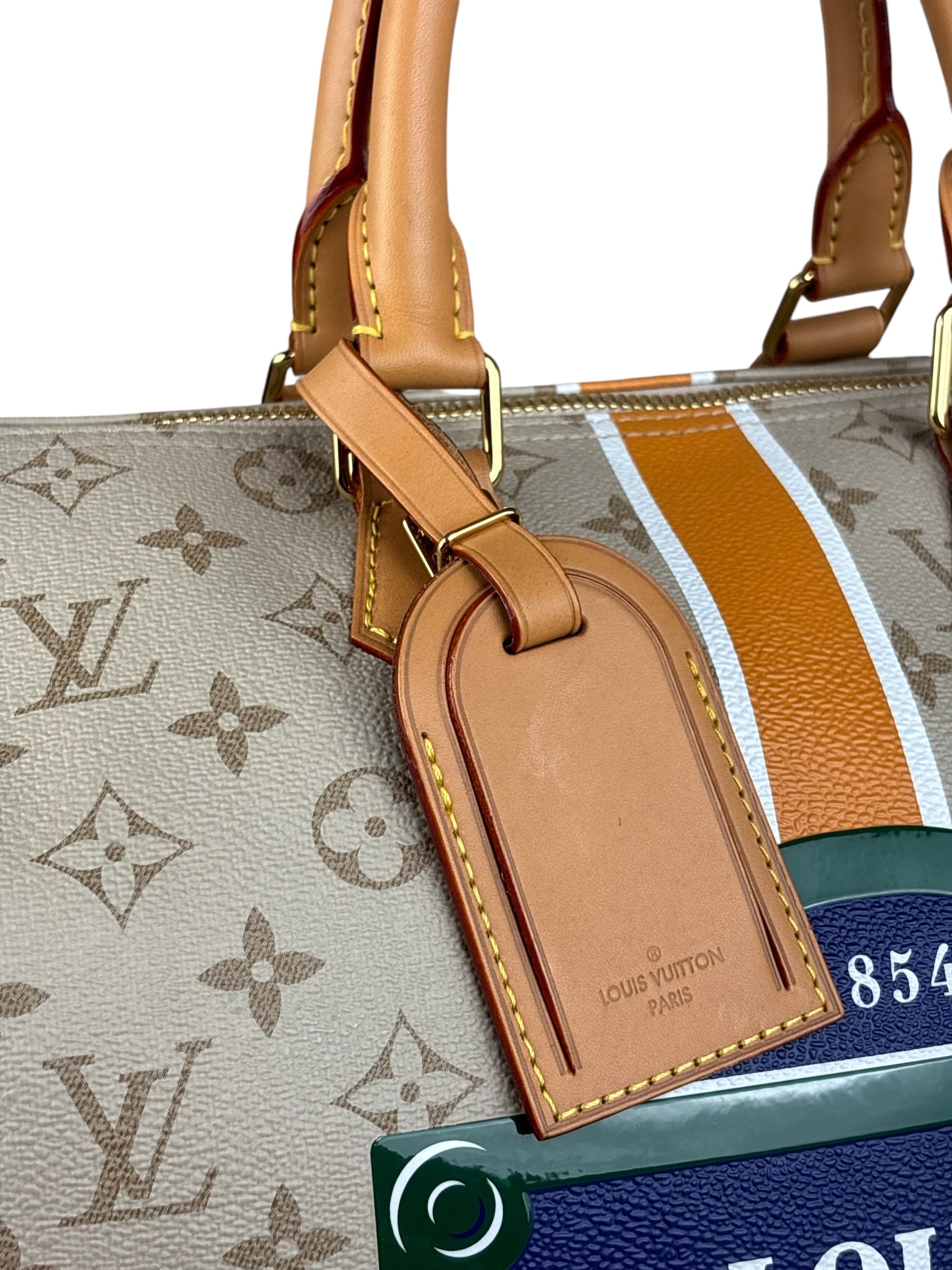 Louis Vuitton Limited Edition Monopaname Keepall Bandouliere 45
